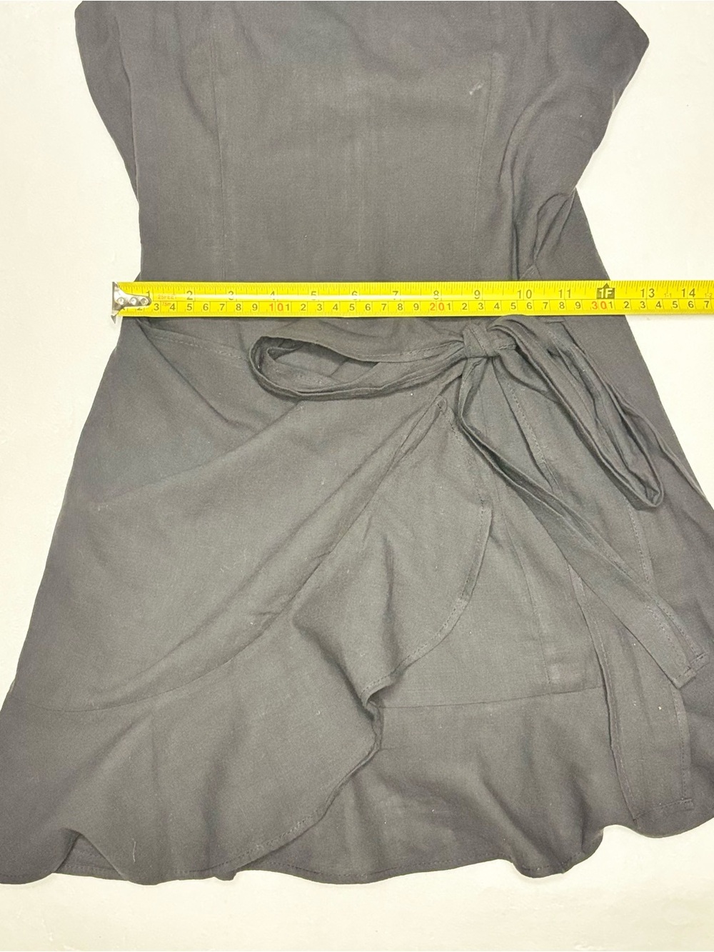 NWT Princess Polly Love Lane Mini Black Tie-Waist Slip Dress - Women - Picture 6 of 7
